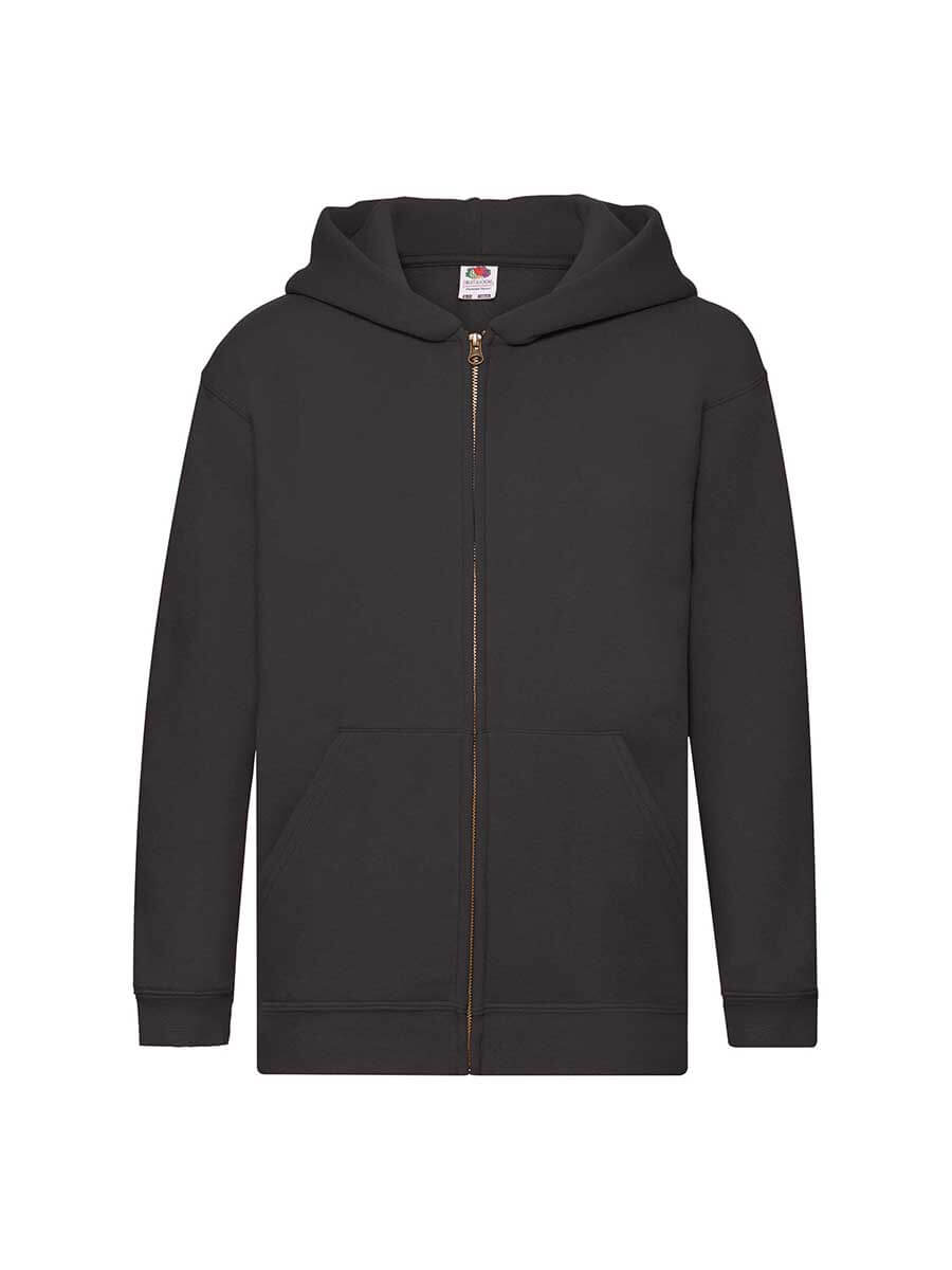 FELPA BAMBINO CAPPUCCIO E ZIP PREMIUM