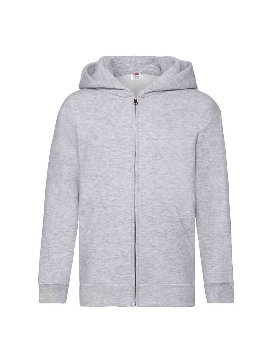 FELPA BAMBINO CAPPUCCIO E ZIP PREMIUM