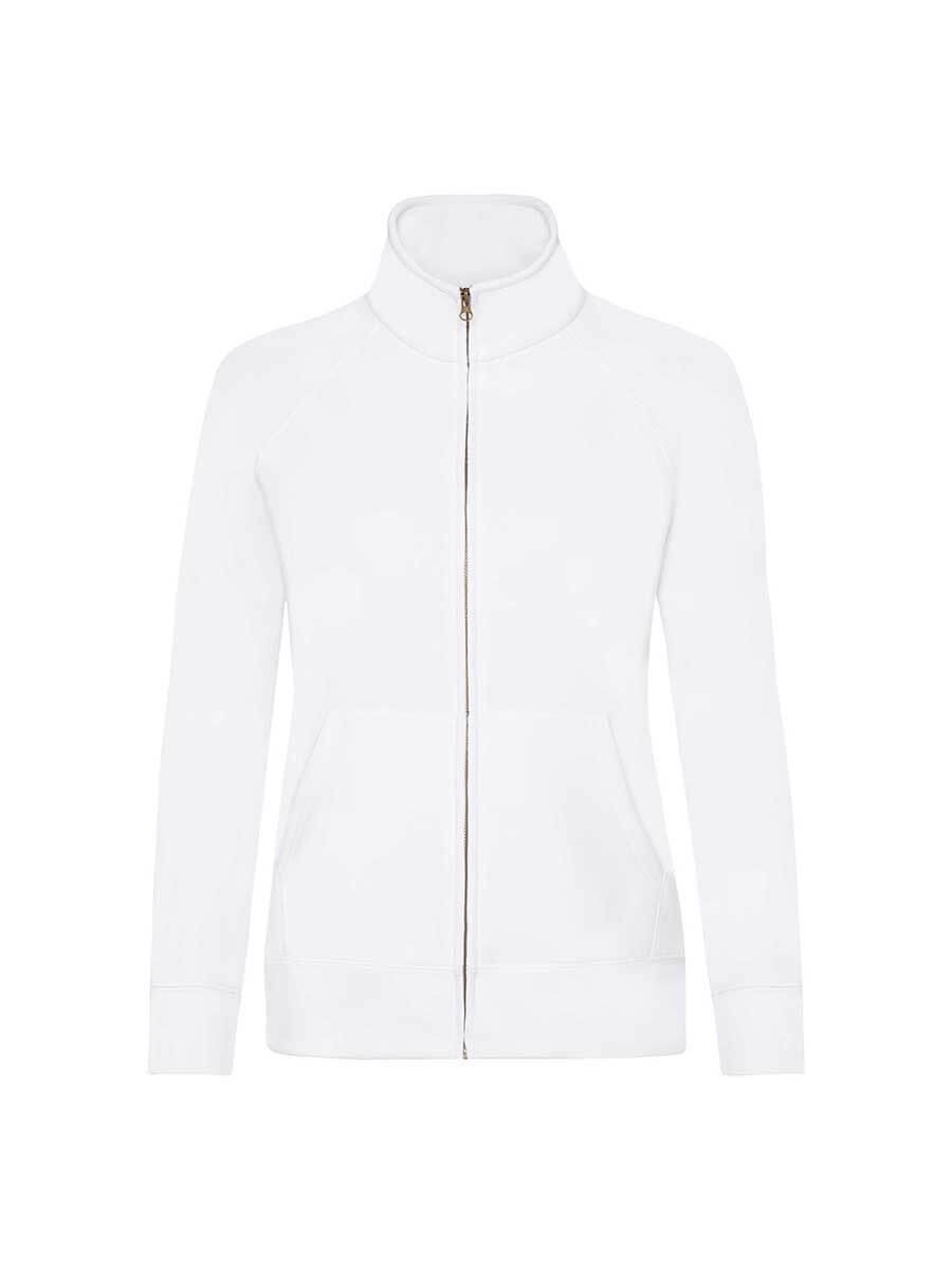 FELPA DONNA ZIP INTERA PREMIUM