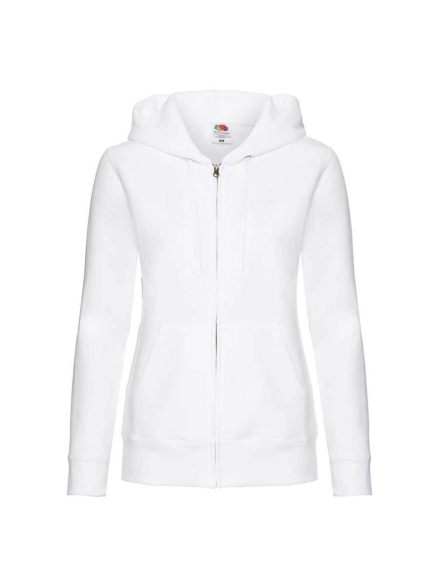 FELPA DONNA CAPPUCCIO E ZIP PREMIUM