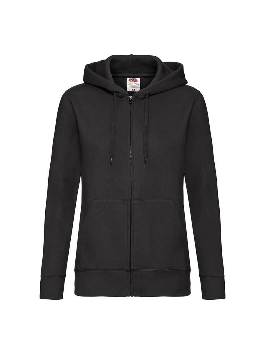 FELPA DONNA CAPPUCCIO E ZIP PREMIUM