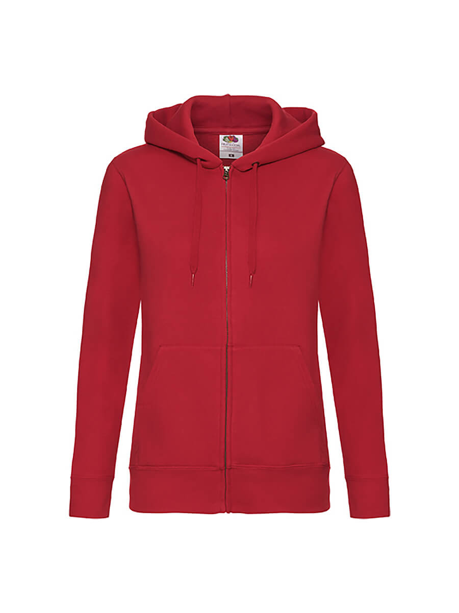FELPA DONNA CAPPUCCIO E ZIP PREMIUM