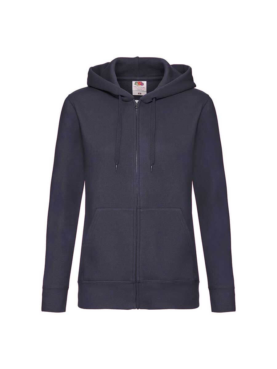 FELPA DONNA CAPPUCCIO E ZIP PREMIUM
