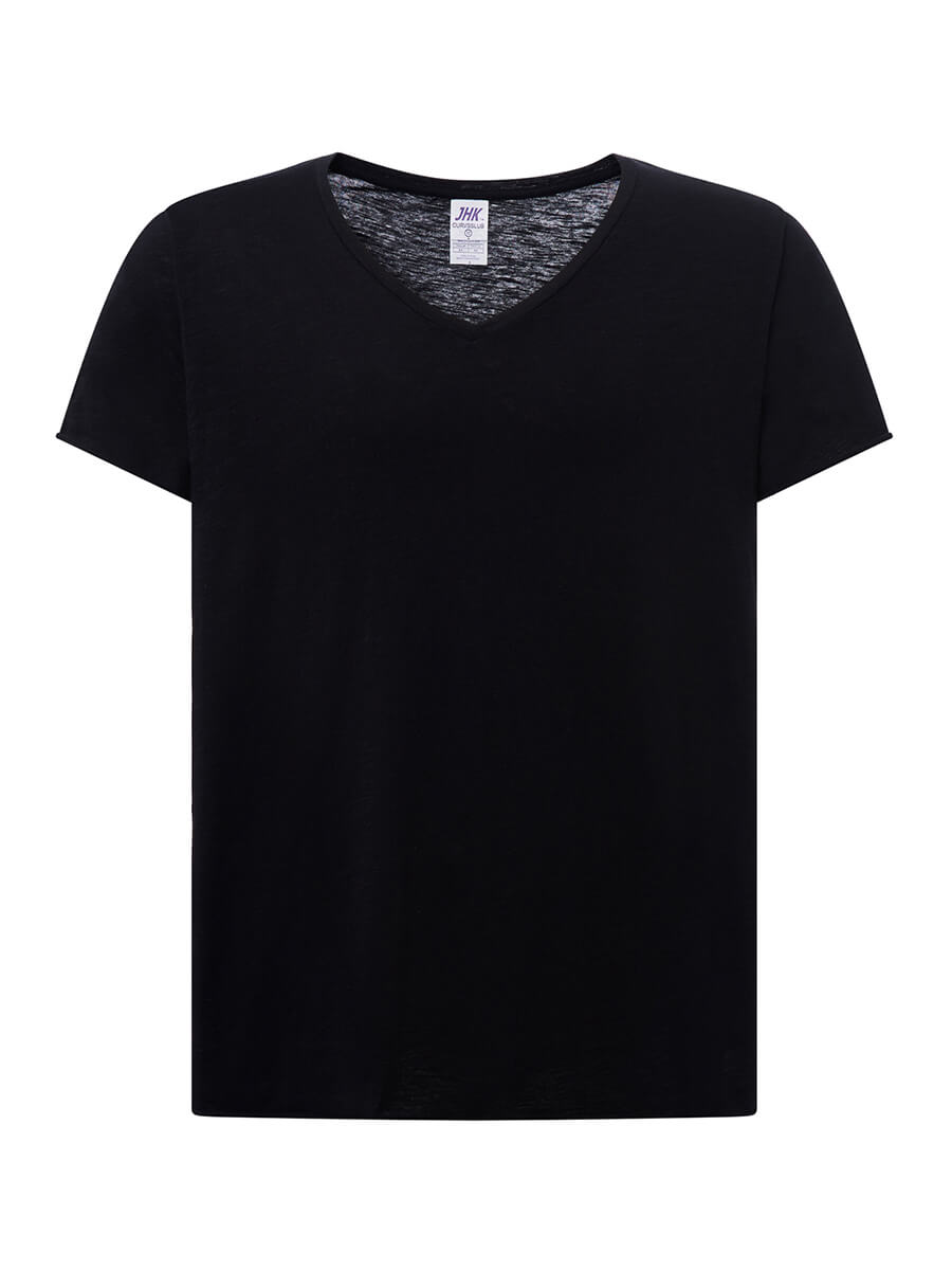 T-SHIRT DONNA MANICA CORTA COLLO AV CURVE