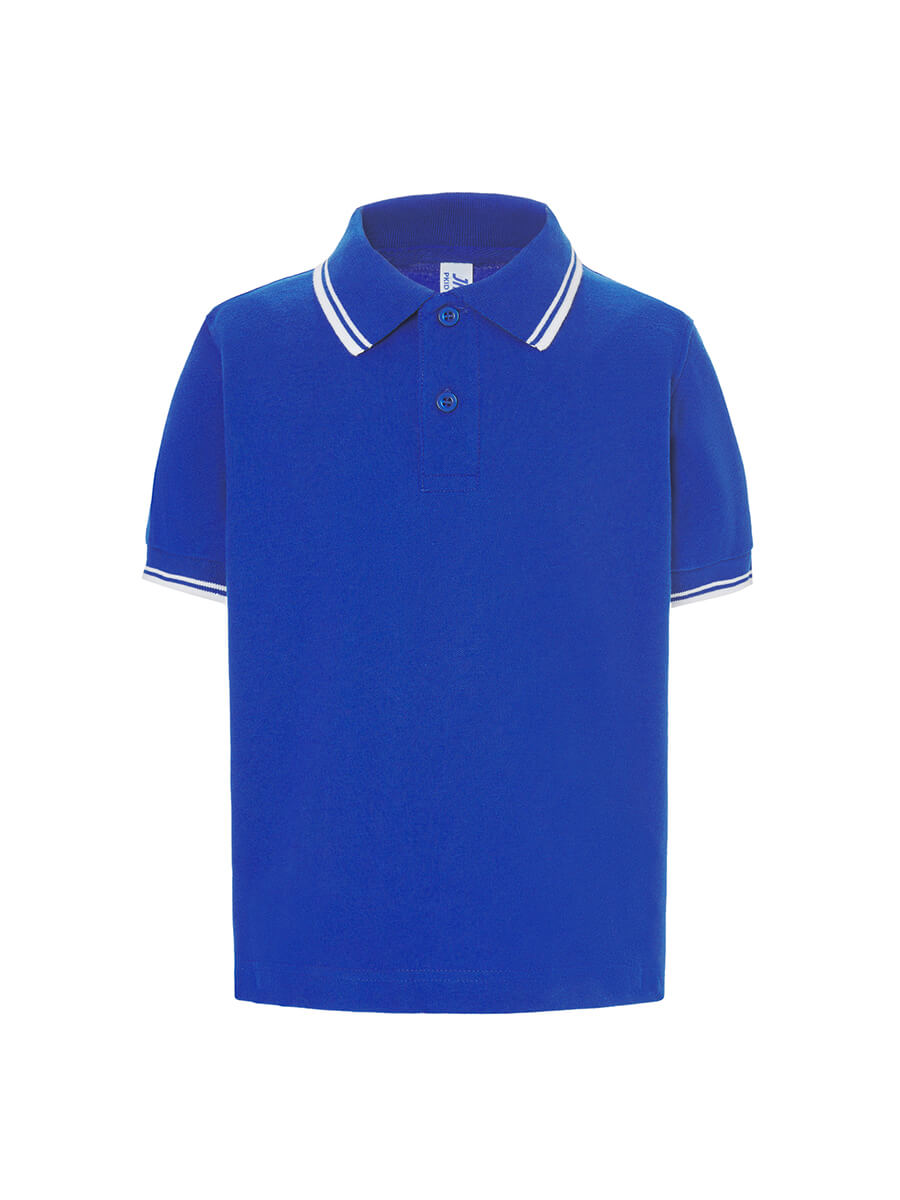 POLO BAMBINO MANICA CORTA REGULAR CONTRASTO