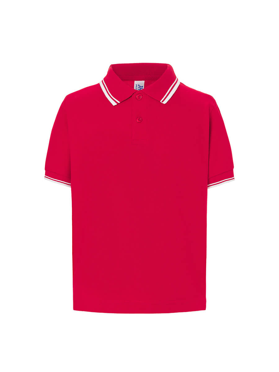 POLO BAMBINO MANICA CORTA REGULAR CONTRASTO