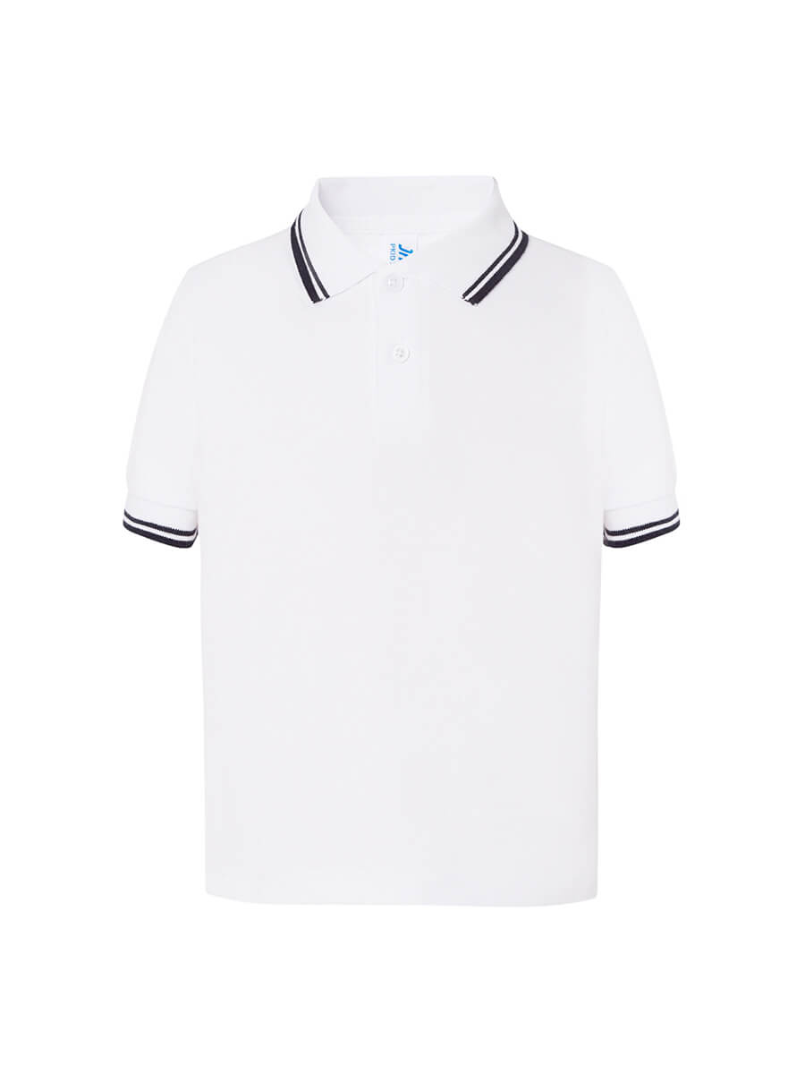 POLO BAMBINO MANICA CORTA REGULAR CONTRASTO
