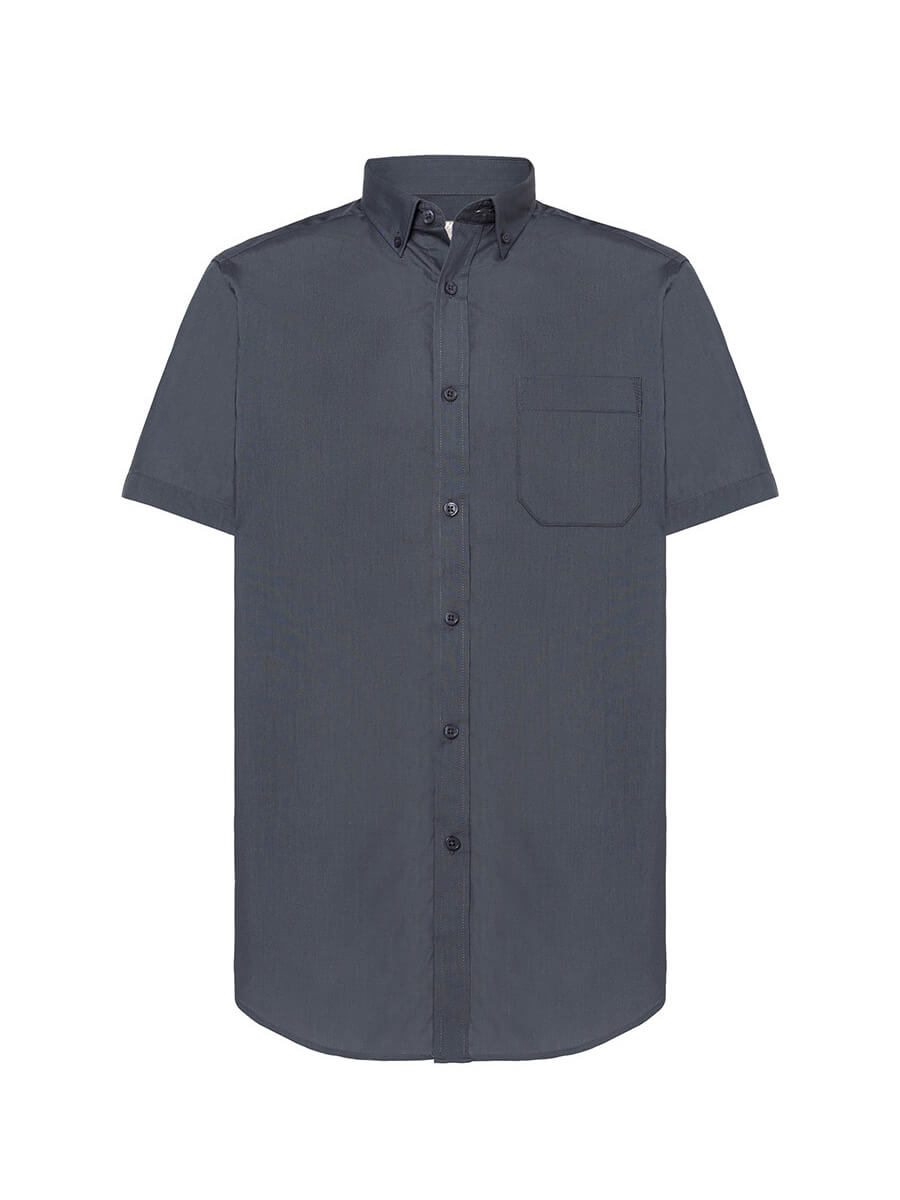 CAMICIA UOMO MANICA CORTA POPELINE