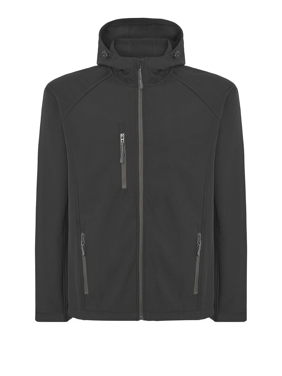 SOFTSHELL UOMO CON CAPPUCCIO