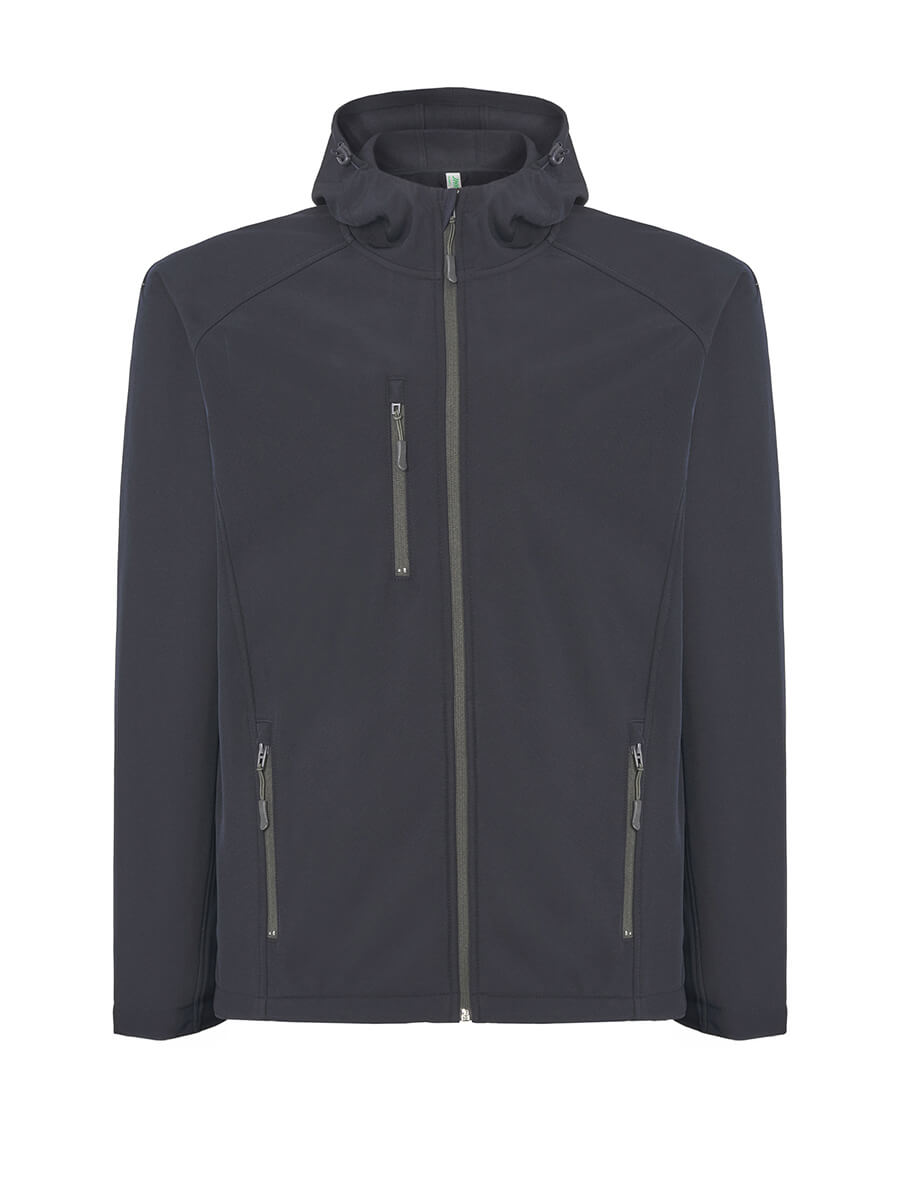 SOFTSHELL UOMO CON CAPPUCCIO