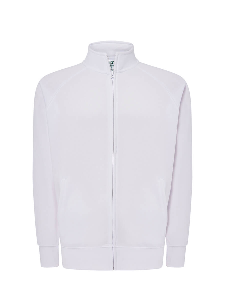 FELPA UNISEX ZIP INTERA LEGGERA FRENCH TERRY