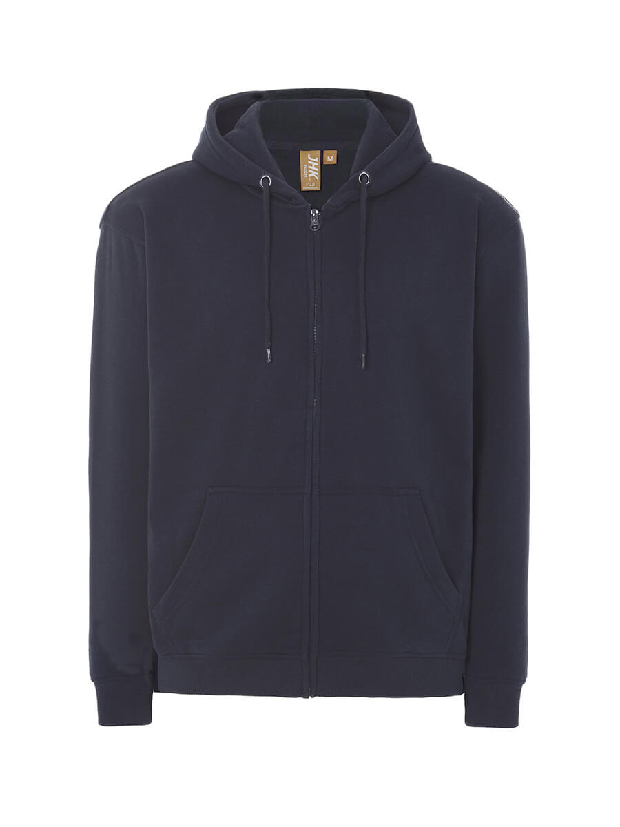 FELPA UNISEX CAPPUCCIO E ZIP ORGANIC FUJI