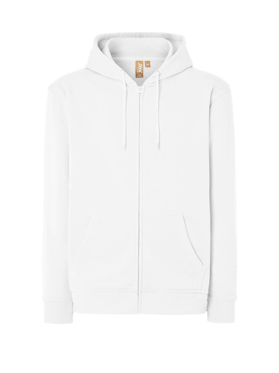 FELPA UNISEX CAPPUCCIO E ZIP ORGANIC FUJI