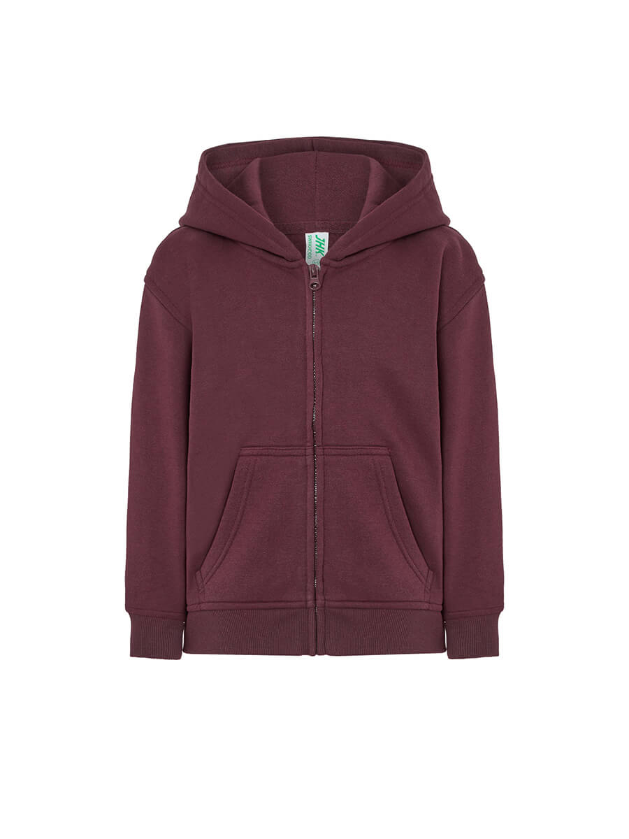 FELPA BAMBINO CAPPUCCIO E ZIP PREMIUM