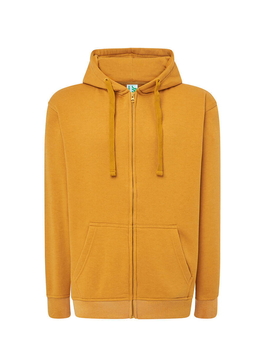 FELPA UNISEX CAPPUCCIO E ZIP PREMIUM