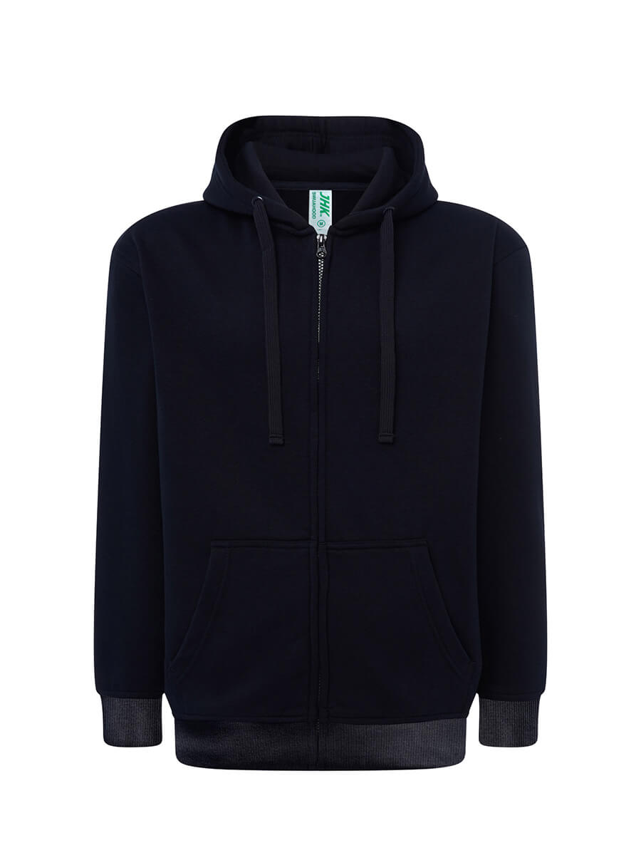 FELPA UNISEX CAPPUCCIO E ZIP PREMIUM