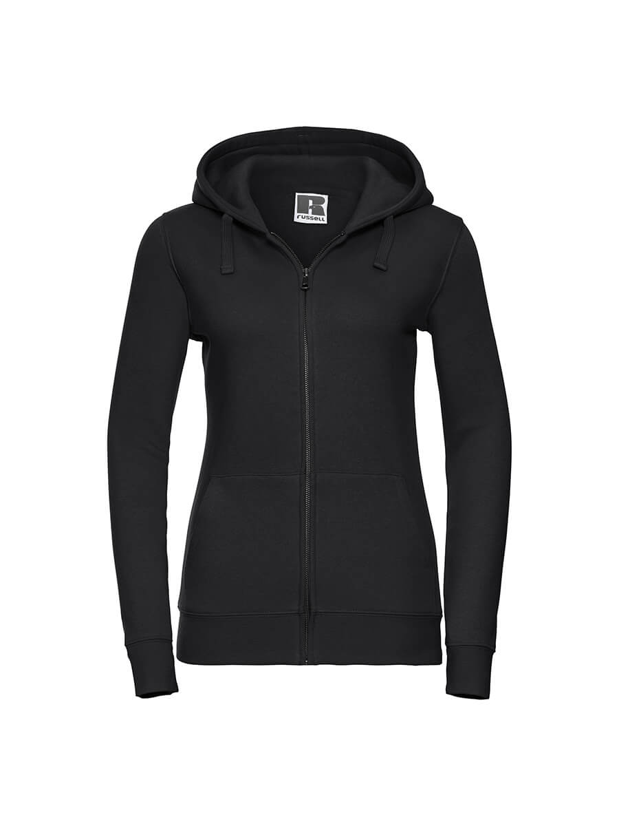 266F – FELPA DONNA CAPPUCCIO E ZIP AUTHENTIC