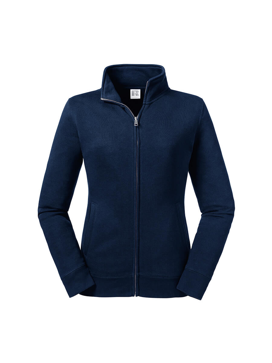 267F – FELPA DONNA ZIP INTERA AUTHENTIC