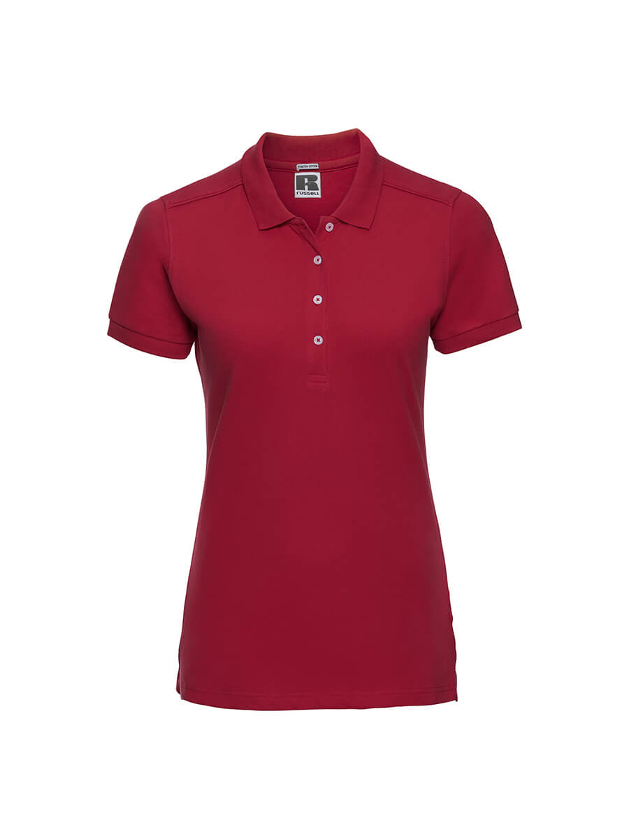 566F – POLO DONNA MANICA CORTA STRETCH