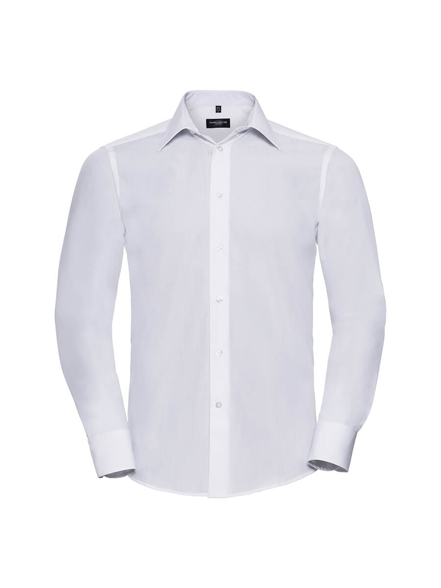 924M – CAMICIA UOMO MANICA LUNGA POPELINE