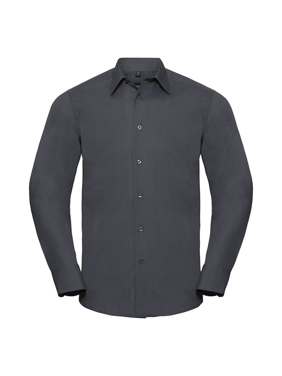 924M – CAMICIA UOMO MANICA LUNGA POPELINE