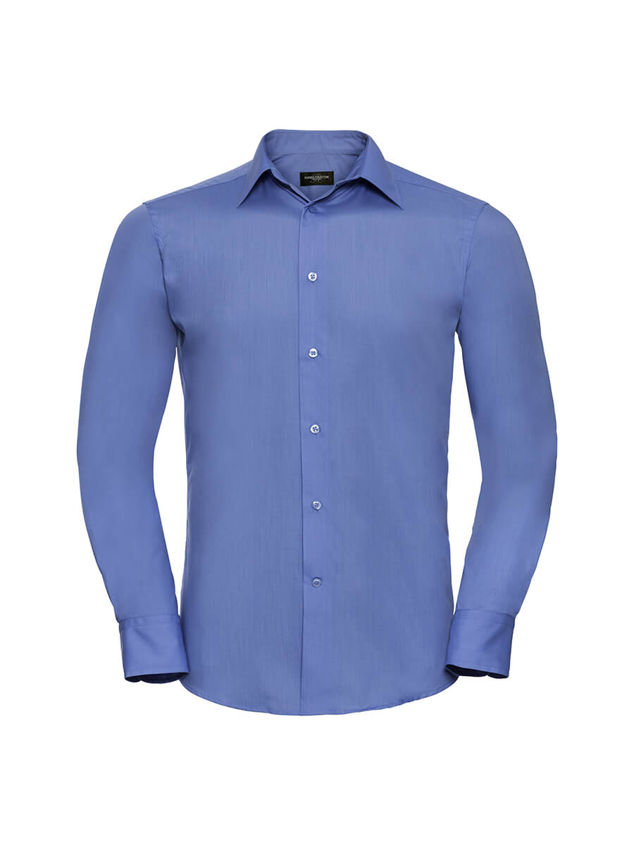 924M – CAMICIA UOMO MANICA LUNGA POPELINE