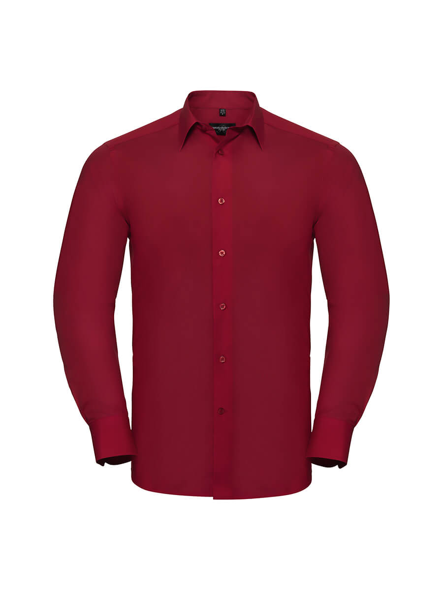 924M – CAMICIA UOMO MANICA LUNGA POPELINE