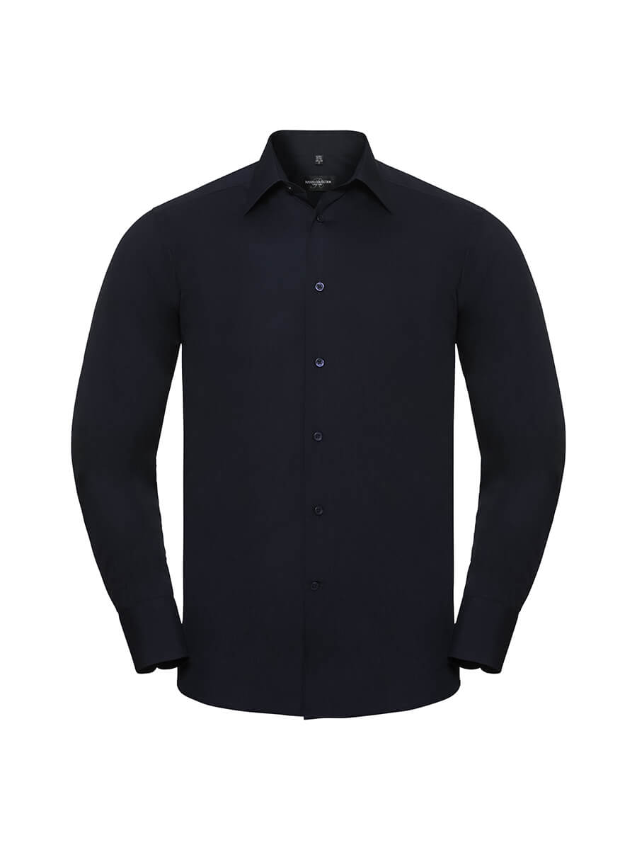 924M – CAMICIA UOMO MANICA LUNGA POPELINE