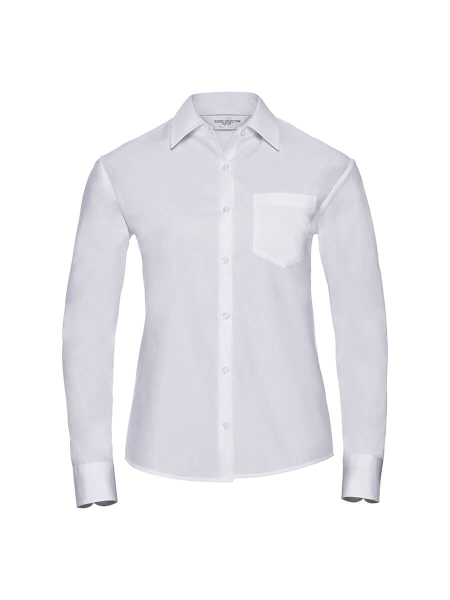936F – CAMICIA DONNA MANICA LUNGA POPELINE