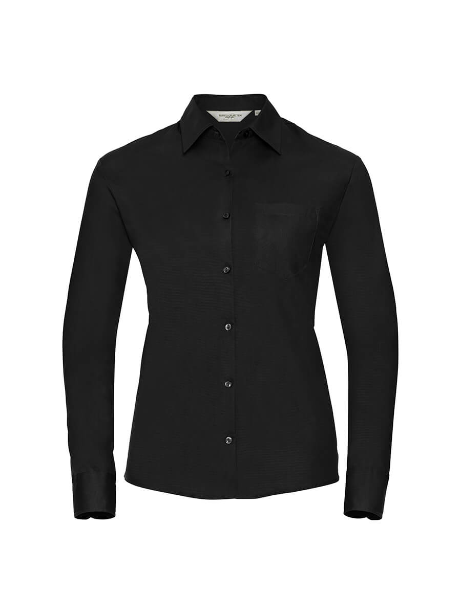 936F – CAMICIA DONNA MANICA LUNGA POPELINE