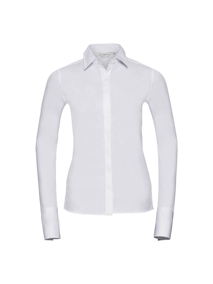960F – CAMICIA DONNA MANICA LUNGA STRETCH